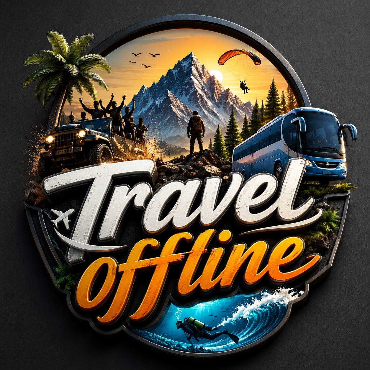 Travel Offline Logo